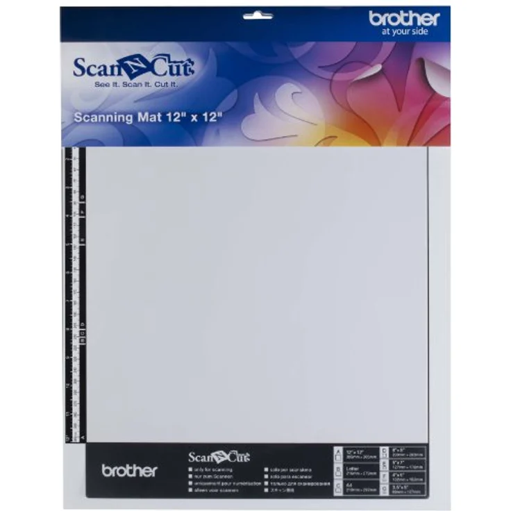 Brother CAMATS12 Scanmatte für Schneideplotter, 305 x 305 mm, geeignet für 1 mm dickes Material, nicht zum Schneiden geeignet – Bild 2