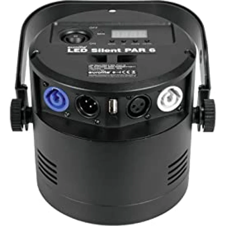 Eurolite LED Silent Par 6 QCL Floor, leistungsstarker Scheinwerfer mit LED-Technologie, geräuschlos, schwarz – Bild 4