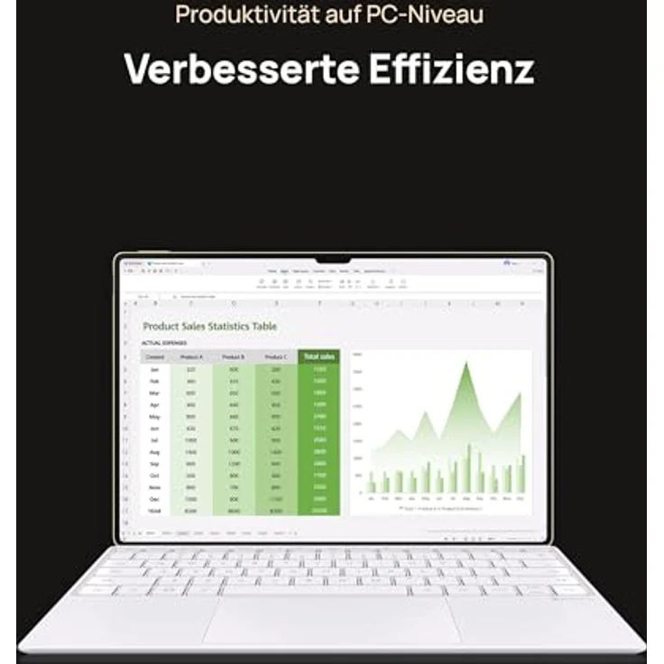 HUAWEI MatePad Pro 13,2-Zoll 2025, Tablet, 12 GB + 512 GB, Golden, Flexible OLED PaperMatte Display, DE-Version Tastatur mit Touchpad, WiFi, PC-Niveau Notes, 10100 mAh Akku – Bild 3