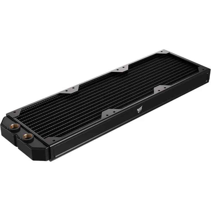 Corsair Hydro X Series XR5 360 NEO Radiator, 360 mm, kupfer-messing, bis zu 3x 120-mm-Lüfter, Push-Pull-fähig, schwarz