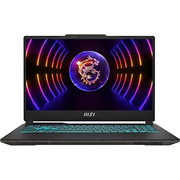 MSI Cyborg 15 A12VF-040 - Intel Core i5 12450H / 2 GHz - GeForce RTX 4060-16 GB RAM - 512 GB SSD NVMe - 39.6 cm (15.6") 1920 x 1080 (Full HD) @ 144 Hz - Wi-Fi 6 - durchsichtig schwarz – Bild 1