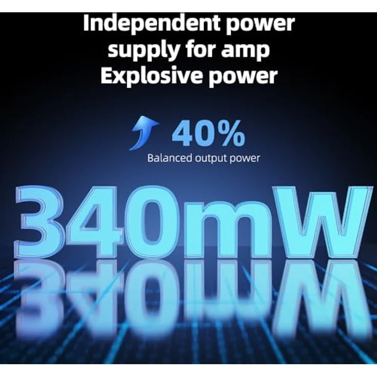 FiiO BTR15, Bluetooth Kopfhörerverstärker mit USB-DAC, Mikrofon, Klangregelung und OLED-Display, Schwarz – Bild 8