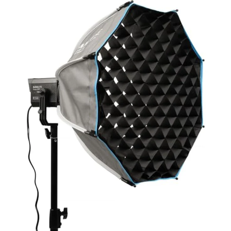 Nanlite SB-FMM-O-60 Oktagonal-Softbox 60 cm, FMM-Bajonettanschluss, inklusive Standard- und Lite-Diffusor, Stoffwabe und Schutztasche – Bild 1