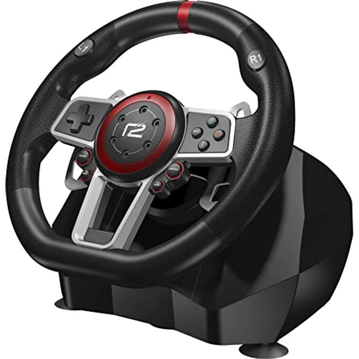 READY 2 GAMING Multi System Racing Wheel Pro, Gaming Lenkrad mit Pedalerie, 270°/900° Drehwinkel, Vibration, Kompatibel mit Switch/PS4/PS3/Xbox One/Series X/S/PC – Bild 2