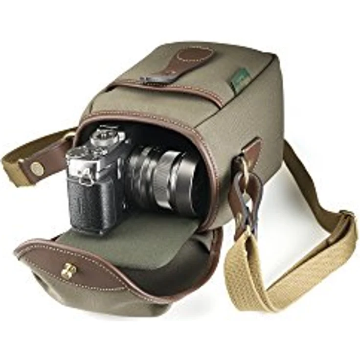 Billingham 500148-54 72 Kameratasche (Sage FibreNyte-Chocolate Leather) – Bild 6