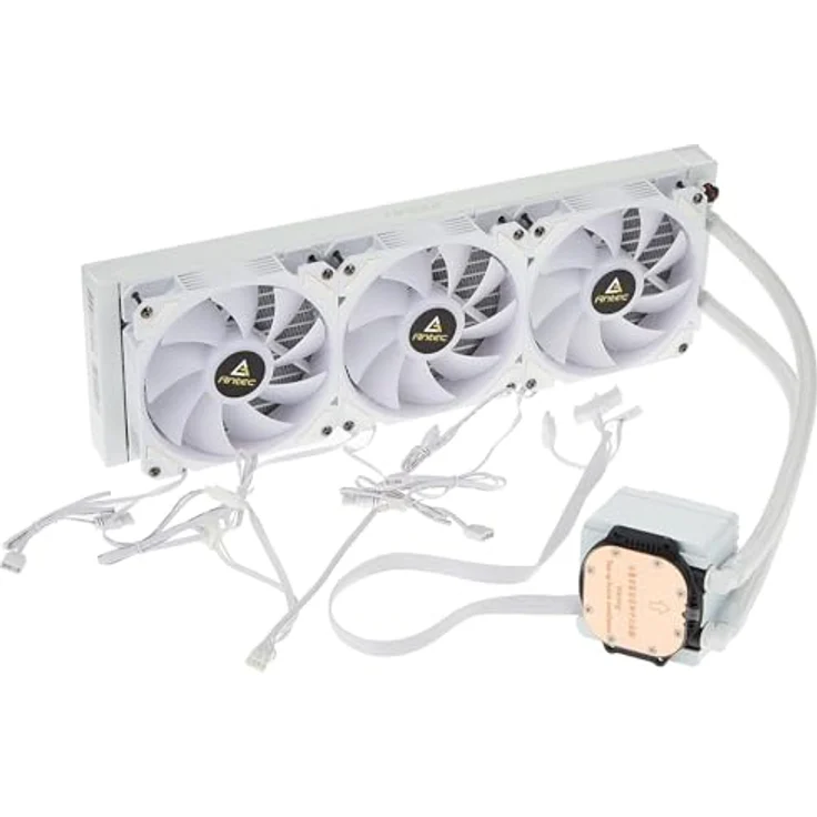 Antec Symphony 360 ARGB weiß, LED PWM ARGB Lüfter, Pumpenkopf mit ARGB Spiegel Beleuchtung – Bild 3