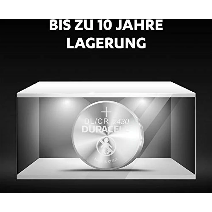 Duracell Specialty 2430 Lithium-Knopfzelle 3 V, 2er-Packung (CR2430 /DL2430) entwickelt für die Verwendung in Schlüsselanhängern, Waagen, Wearables und medizinischen Geräten – Bild 5