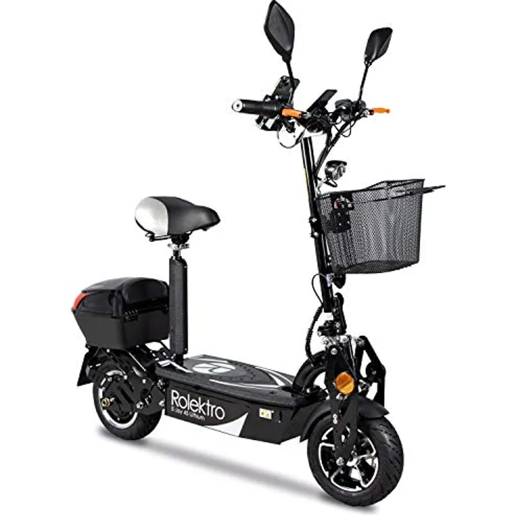 Rolektro E-Joy 45 Elektromoped mit Lithium Akku 45km/h E-Moped 1000Watt Radnabenmotor 50km EU-Zulassung - Preisvergleich