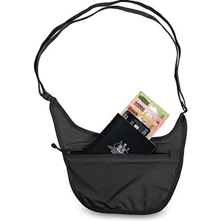 Pacsafe Coversafe S80 Anti-Diebstahl Secret Body Beutel, Schwarz – Bild 5