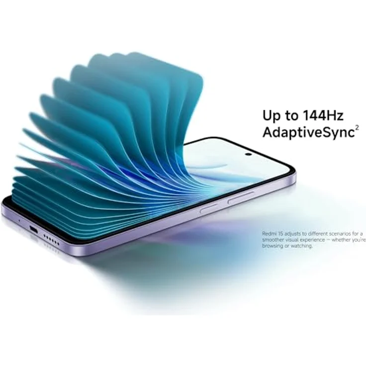 XIAOMI Redmi 15, Smartphone mit 8GB RAM, 256GB Speicher, 6,9" 120Hz Display, Snapdragon® 685, 50MP Kamera, 7000mAh, Violett, ohne Ladegeräte – Bild 8