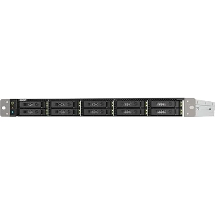 QNAP TS-h1090FU-7302P-128G | 10-Bay U.2 All-Flash, AMD EPYC, 2X PCIe Gen4 x16, 2X 25GbE Rackmount (1U) NAS – Bild 1