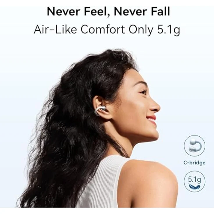 HUAWEI FreeClip 2, Kabellose Open-Ear-Kopfhörer mit 38 Stunden Akkulaufzeit, IP57 Schutz, für iOS & Android™, Blau – Bild 3