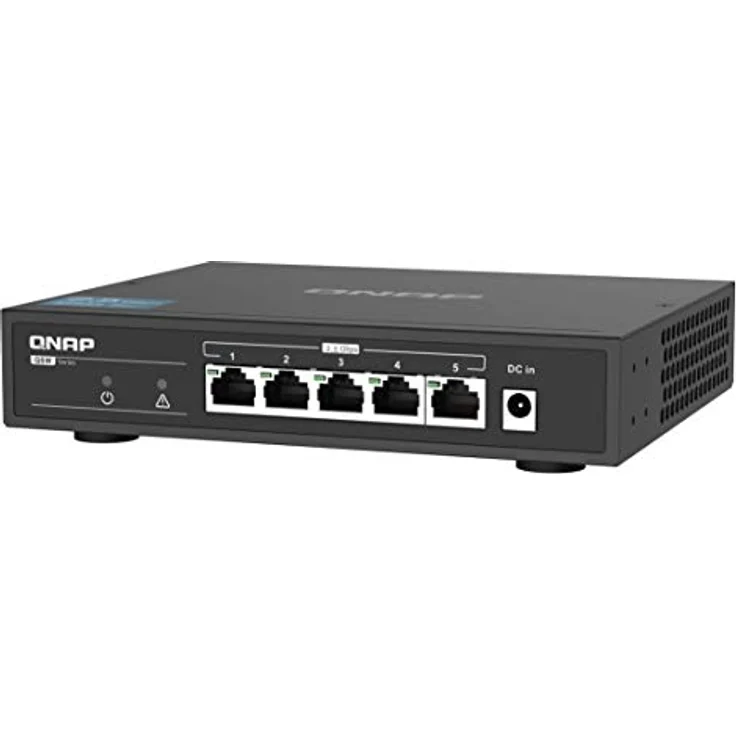Qnap QSW-1105-5T 5 Port 2,5 Gbps Auto Negotiation (2,5 G-1 G-100 M), Unmanaged Switch – Bild 5