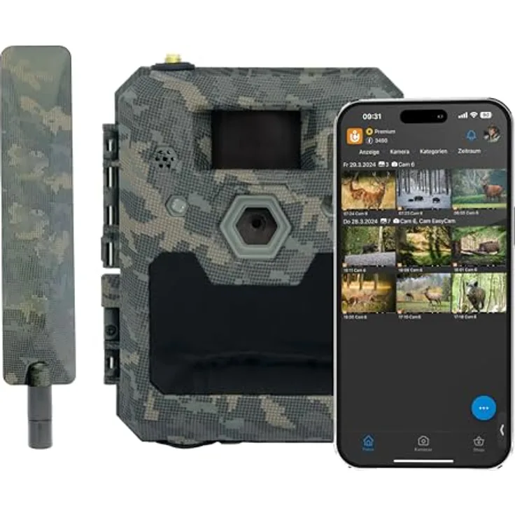 ICUserver ICU CLOM Cam 6, Wildkamera mit Full-HD-Nachtsicht, 30 % verbesserter Konnektivität und SMS-Befehlen