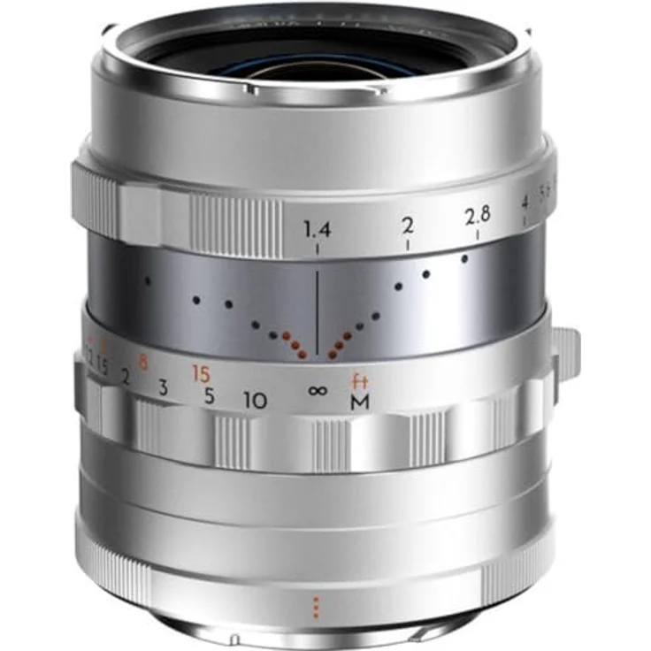 THYPOCH Full-Frame Photography Lens Simera 28mm f1.4 for Fujifilm X Mount - Silver mit großer Blendenöffnung und Click/ de-click Blenden Modus – Bild 2