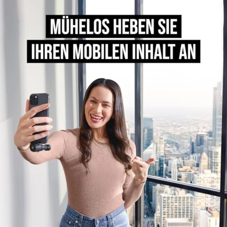 RØDE Videomic Me-C+ Kondensator-Richtmikrofon für iOS und Android Smartphones in Schwarz – Bild 2