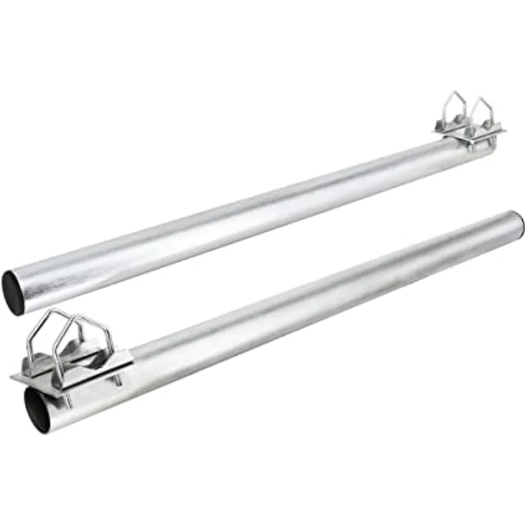 Premium X Balkon-Halter 40cm Ø 48mm Stahl Mast Geländer-Halterung für Satelliten-Schüssel SAT-Antenne Ausleger Mastaufsatz Mast-Verlängerung – Bild 2