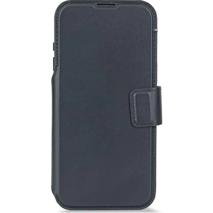 Decoded 2-in-1 Lederhülle für iPhone 17 Pro, Abnehmbare Wallet, Premium ECCO Leder, MagSafe kompatibel, Fallschutz, Kratzfest, Metallknöpfe, Blau – Bild 3