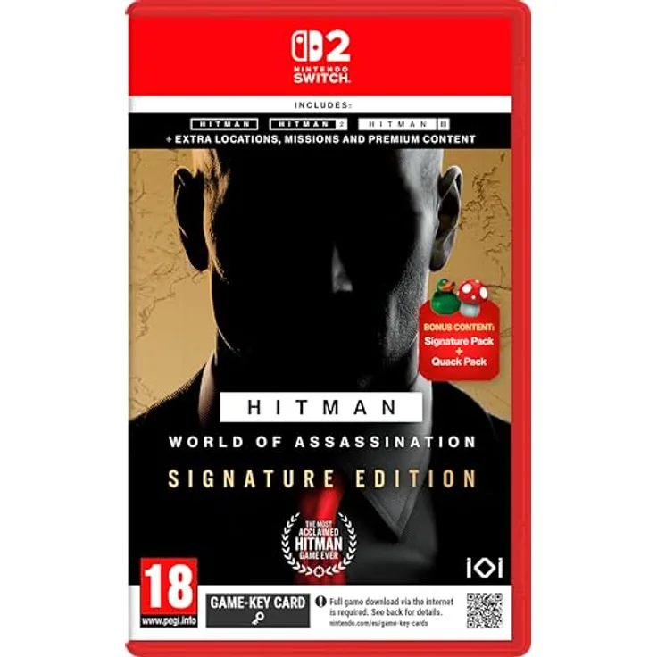 PLAION Hitman World of Assassination Signature Edition, Nintendo Switch 2, Komplettausgabe mit über 20 Sandkastenstandorten und allen Erweiterungen