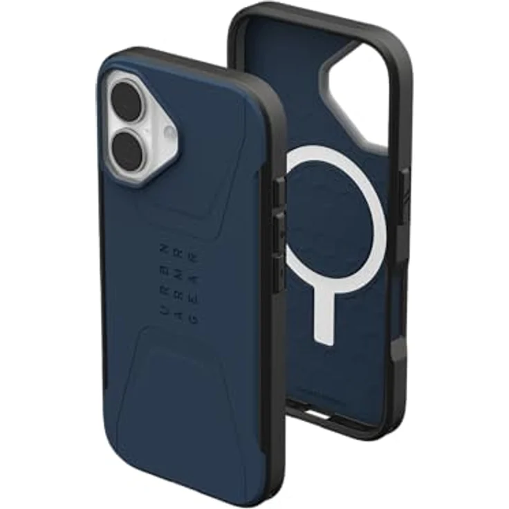 URBAN ARMOR GEAR Civilian MS Case für Apple iPhone 17, Sturzfeste Hülle mit Wireless Charging, Erhöhter Rand, Farbe Mallard (blau) – Bild 1