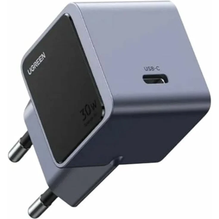 UGREEN Nexode S 30W USB-C GaN Wall Charger, leistungsstarker, kompakter Reiseadapter mit Thermal Guard, grau – Bild 1