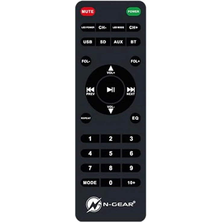 N-Gear The Flash 1540, 15-Zoll Bluetooth-Lautsprecher mit Lichtshow, Mikrofon und 500 Watt Leistung – Bild 11