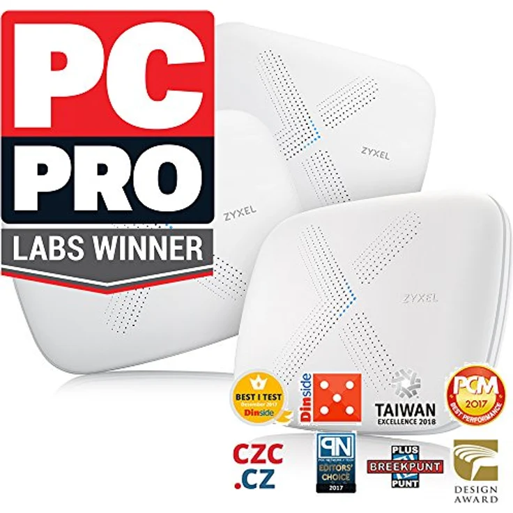 Zyxel Multy X Tri-Band AC3000 WLAN-Mesh-System für den gesamten häuslichen Bereich. Funktioniert mit Amazon Alexa. Router und Satellit - 3er Pack [WSQ50 – Bild 2