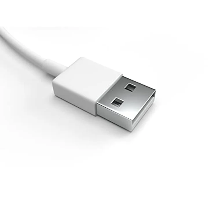 Justcom USB-C Ladekabel für Samsung Galaxy A21s 2020, 200 cm, Schnellladekabel mit 3 A, Datenkabel in Weiß – Bild 4