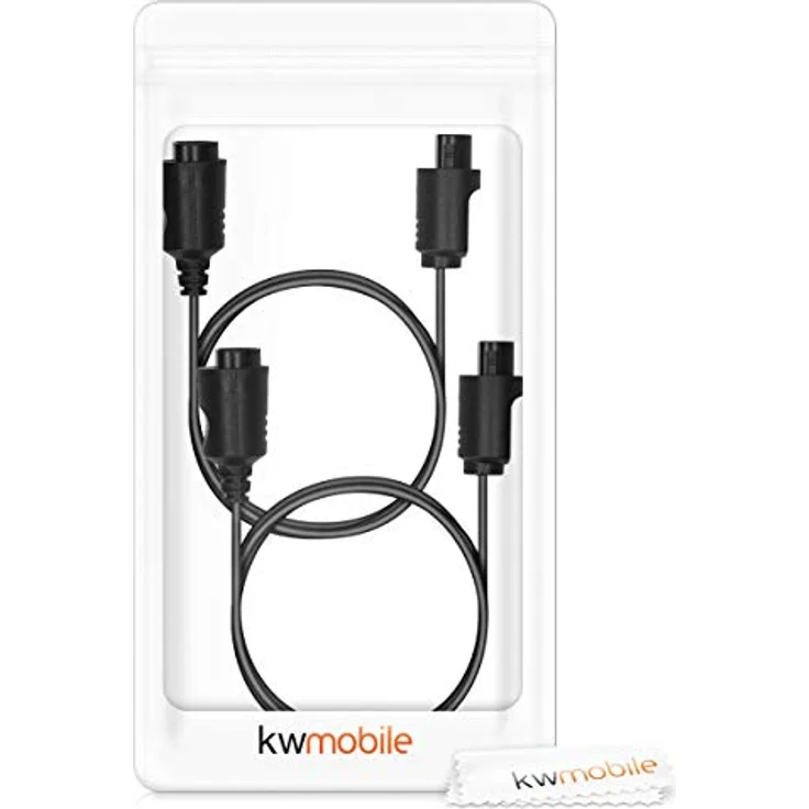 kwmobile 2x Verlängerungskabel für Nintendo 64 Controller Verlängerungskabel, 180 cm lang - Nintendo 64 Controller Kabel – Bild 6
