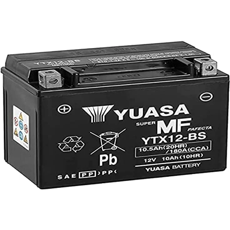 Batterie ''YTX12-BS'', ETN: 510012009, Yuasa, – Bild 2