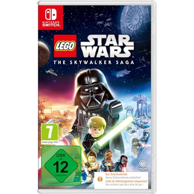 Warner Bros. Entertainment LEGO Star Wars: Die Skywalker Saga - Nintendo Switch, Downloadcode, Zugriff auf alle neun Filme, hunderte spielbare Charaktere und legendäre Schauplätze