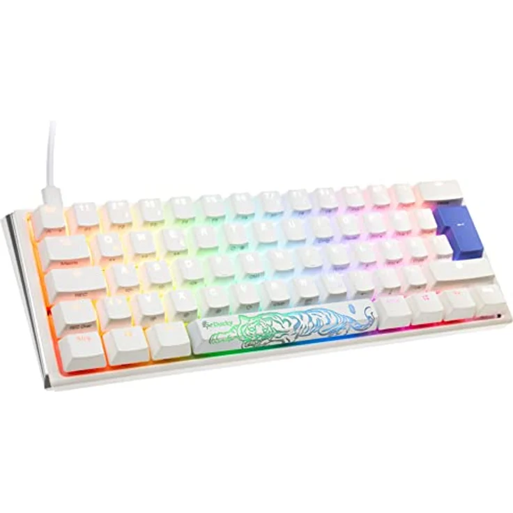 Ducky One 3 Classic Mechanische Tastatur - Mechanical Keyboard - Tastatur Gaming Mechanisch - Gaming Keyboard Mechanical - Mechanische Gaming Tastatur - Mini-Format 60% - MX-Brown – Bild 1