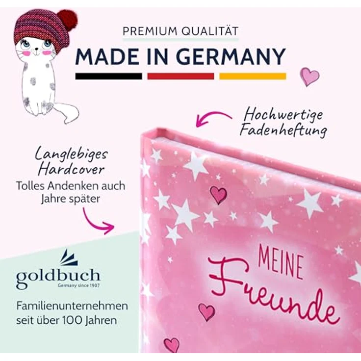 Goldbuch Freundebuch Music for Cats Freundebuch - Preisvergleich – Bild 3