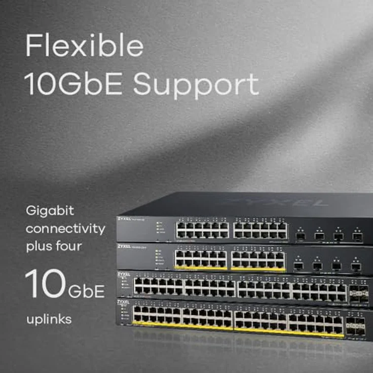 ZYXEL Nebula Gigabit Ethernet Smart-Managed Switch XGS1935-52 mit 48 Ports, Vier 10G SFP+ Slots, Hybrid Cloud-Modus – Bild 3