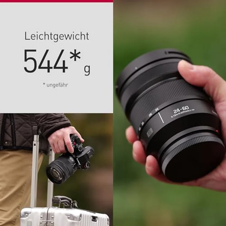 Panasonic LUMIX S 24-60mm F2.8, L-Mount Zoom-Objektiv für spiegellose Vollformat Kamera, Schwarz, Staub- und Spritzwassergeschützt – Bild 5
