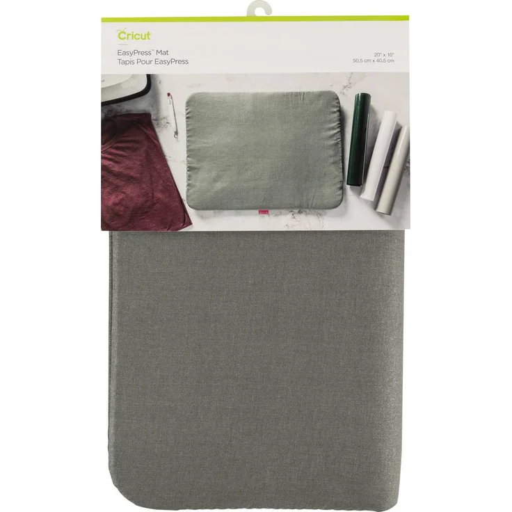 Cricut Easypress, 40x50cm Bügelunterlage, grau mit gleichmäßiger Wärmeverteilung und Feuchtigkeitsabweisung – Bild 1