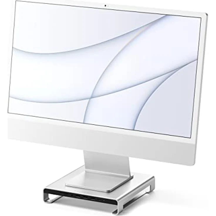 Satechi Aluminum Monitor Stand Hub for iMac silver – Bild 2