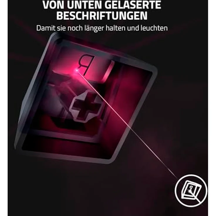 RAZER Phantom Tastenkappen-Upgrade-Set, lichtdurchlässig für RGB-Beleuchtung, unbeschriftet – Bild 4