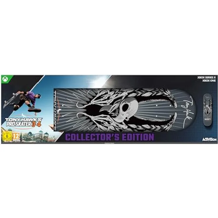 Xbox Tony Hawk’s Pro Skater 3 + 4 - Collectors Edition, einschließlich Limited Edition Birdhouse Skateboard Deck und digitalen Inhalten, für Xbox Series X