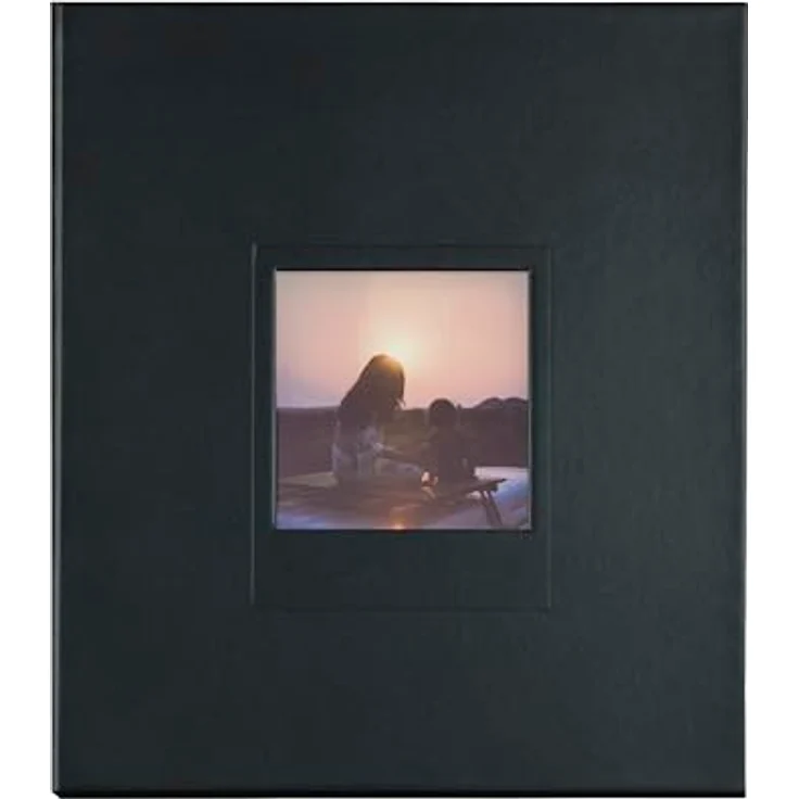 Polaroid Fotoalbum Schwarz, großes Album für i-Type, 600 und SX-70 Sofortfotos, Kapazität 160 Fotos, fingerabdruckfeste mattierte Beschichtung – Bild 2