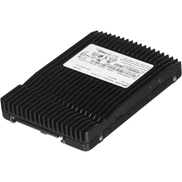 Micron SSD Enterprise 7450 Max 1600GB NVME U.3 (15MM) MTFDKCC1T6TFS-1BC1ZABYYR, Hochleistungs-Festplatte für Unternehmensanwendungen