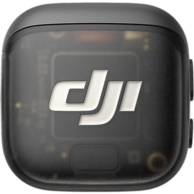 DJI Mic 3 Sender, drahtloses Mini-Mikrofon mit 4 Sendern, Lavalier-Mikrofon für iPhone/Kamera/Android, adaptive Gain-Steuerung, Dual-File 32-Bit-Float-Aufzeichnung