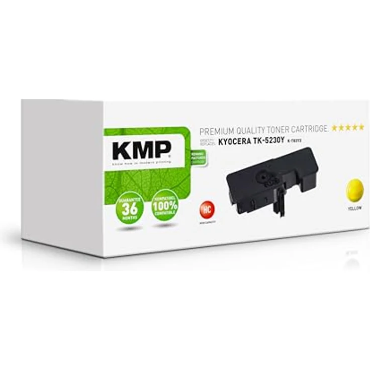 KMP Tonerkartusche K-T83YX, alternative Toner für Kyocera TK-5230Y, gelb, 1-Stück – Bild 1