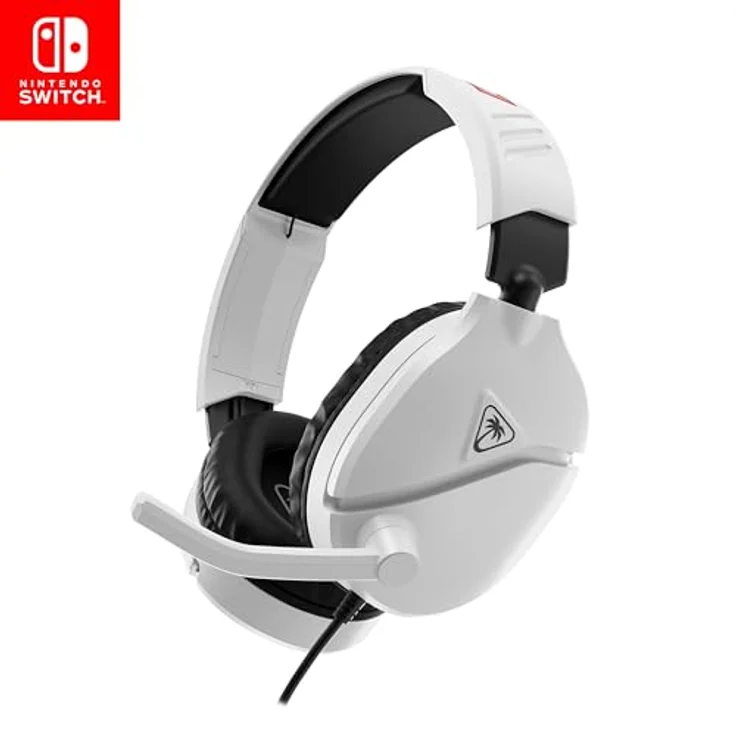 Turtle Beach Recon 70, Wired Gaming Headset für Nintendo Switch, mit Flip-to-Mute Mic, 40mm Lautsprechern und leichtem Design – Bild 1