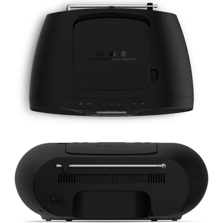 Philips Z6000 Radiorekorder mit CD-Spieler, DAB+/UKW-Radio, Bluetooth 5.4, 2 integrierte Lautsprecher, schwarz – Bild 2