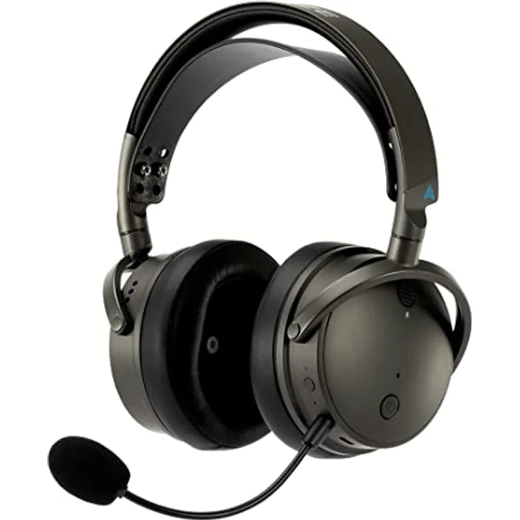 AUDEZE Maxwell Wireless Planar Magnetisches Gaming Headset für PlayStation 4 und 5, Mac, Windows, Switch, Skype, Zoom mit niedriger Latenz Wireless & Bluetooth