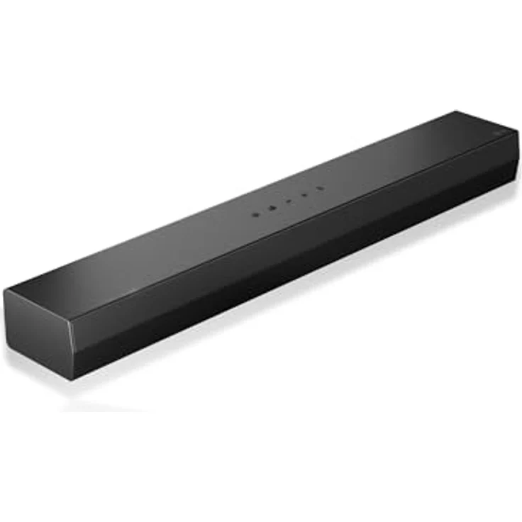 LG S20A 2.0ch Kompakte Soundbar mit 50W Leistung, Dolby Audio, AI Sound Pro, Bluetooth, HDMI ARC, Wandmontage möglich, schwarz – Bild 1