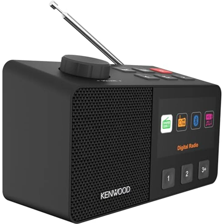 Kenwood CR-M70DAB-B, Tragbares Digitalradio mit DAB+ und FM, schwarz – Bild 3