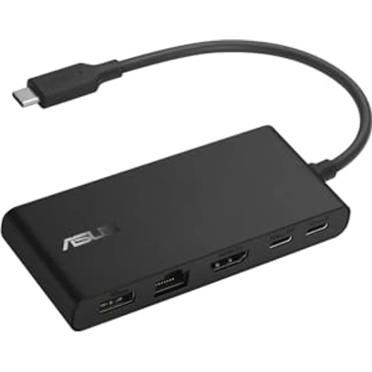 Asus USB-C Hub DC201 Schwarz, USB-Hub der Marke ASUS, mehrfarbig – Bild 3