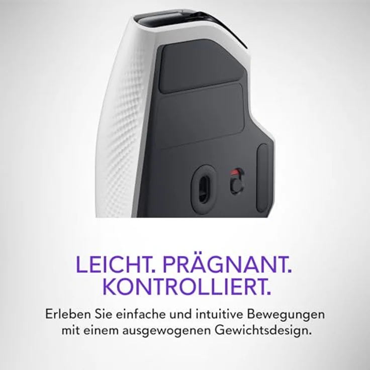 Alienware AW620M Wireless Gamingmaus, 26.000 DPI, 650 IPS, kabelgebundenes Gaming mit 1.000-Hz-Polling, Lunar Light – Bild 5